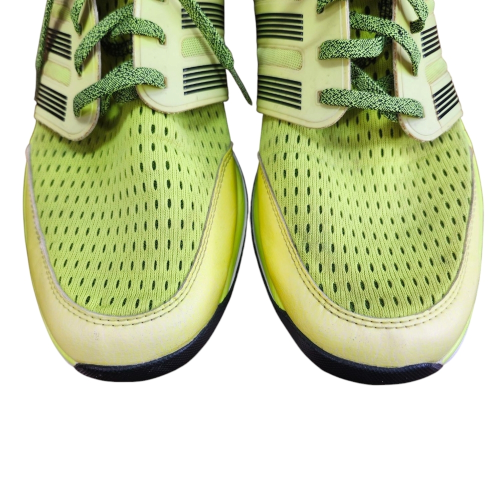 Adidas Men's Mesh Spikeless Lime Yellow Climacool Golf Shoes (12) - Picture 7 of 9